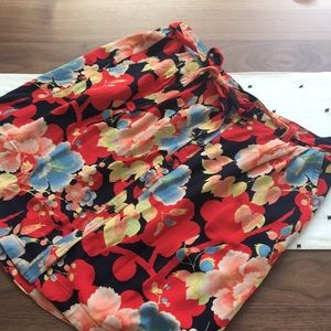 Floral button skirt from Loft